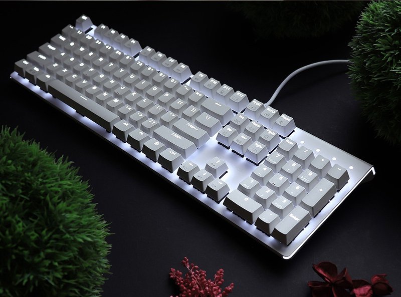 irocks K75M PBT 白色上蓋 單色背光 機械式鍵盤 - 電腦配件 - 其他材質 