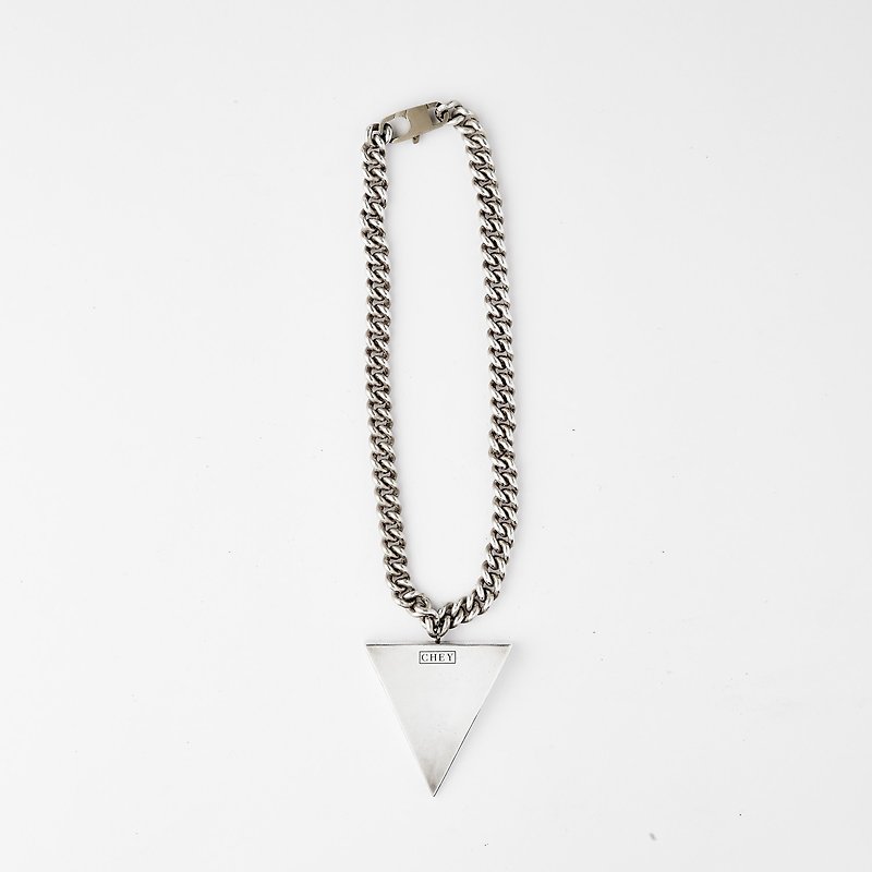 Other Metals Necklaces Silver - Triangle Necklace