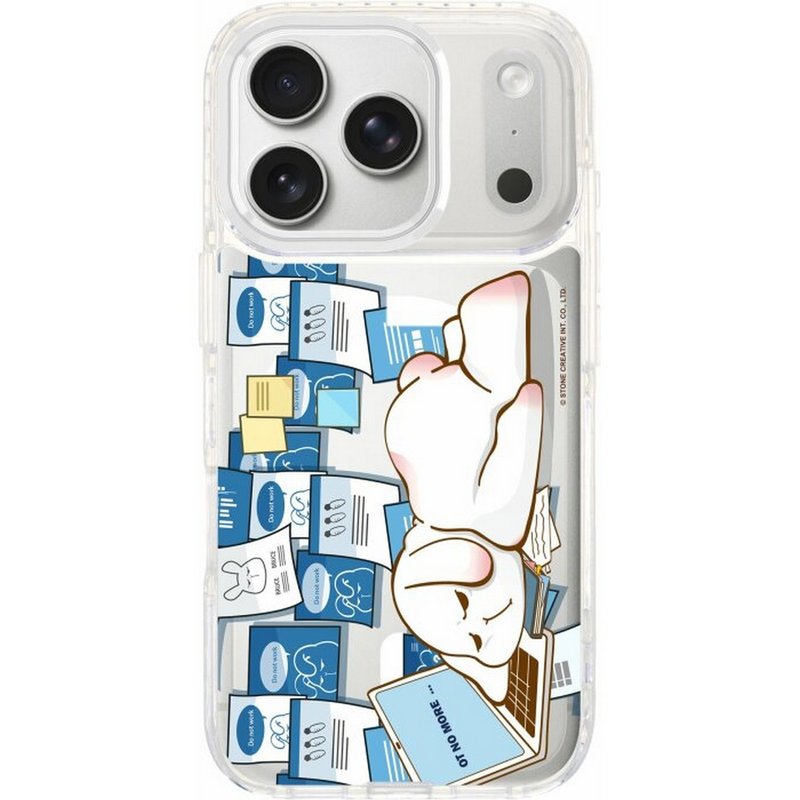 星期一 Bruce 不想工作 iPhone17 Pro Max 透明/磁吸磁換式手機殻 - 手機殼/手機套 - 塑膠 多色