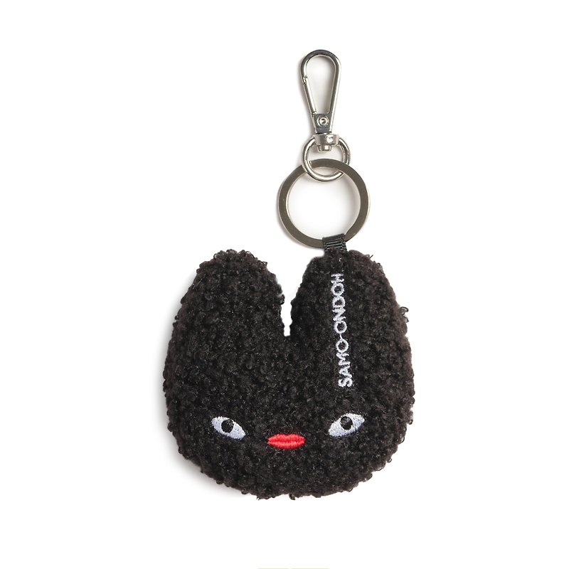 ACC Tokiyom Keychain - eco shearling - Black - Keychains - Other Materials Black