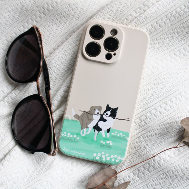 邊境牧羊犬 防摔手機殼 (支援全系列 iPhone) - 手機殼/手機套 - 塑膠 