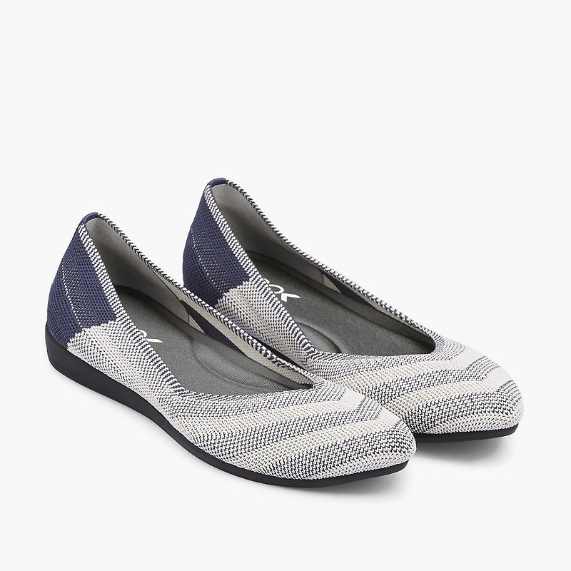 STROLL FLATS/Gray-blue - Mary Jane Shoes & Ballet Shoes - Polyester Gray