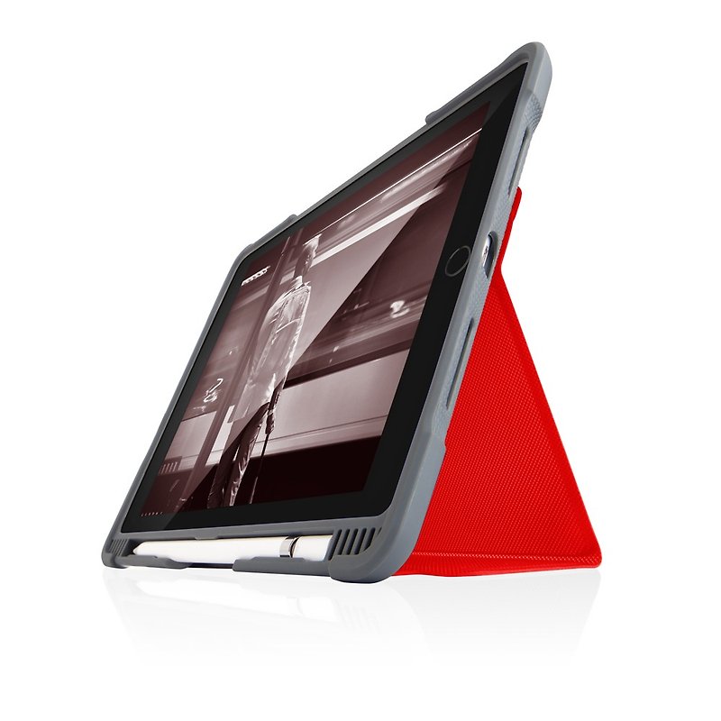 【STM】Dux Plus iPad Pro 10.5吋專用 軍規防摔保護殼 (紅) - 平板/電腦保護殼 - 塑膠 紅色