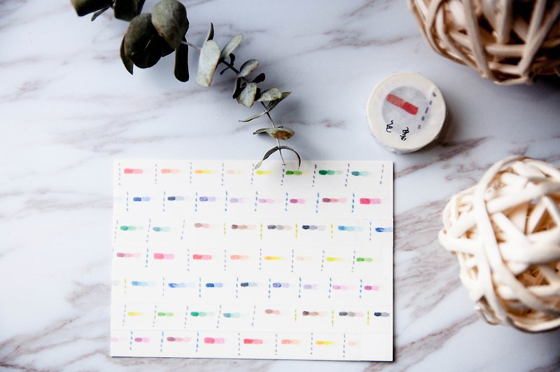 Color ticket/ by ANN WEI - Washi Tape - Paper Multicolor