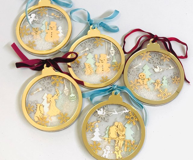 體驗】聖誕節限定| 聖誕紙雕水晶球| 多用途小夜燈掛飾| 禮物工作