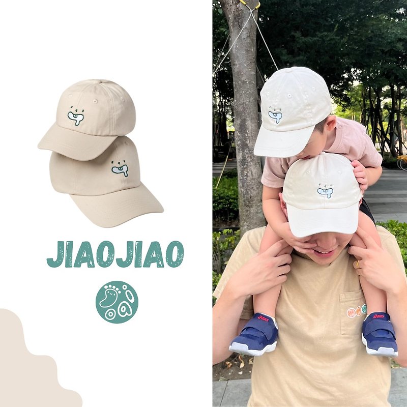 JiaoJiao腳郊_親子老帽(一組兩頂) - 嬰兒帽/髮帶 - 棉．麻 