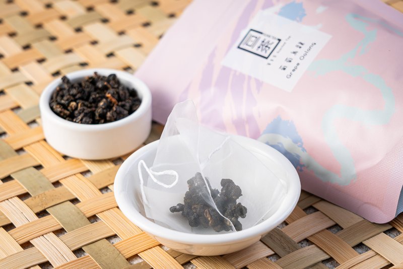 【葡萄烏龍茶包】水果 窨香 原葉立體茶包  5入  |亘茶 - 茶葉/茶包/水果茶 - 新鮮食材 紫色