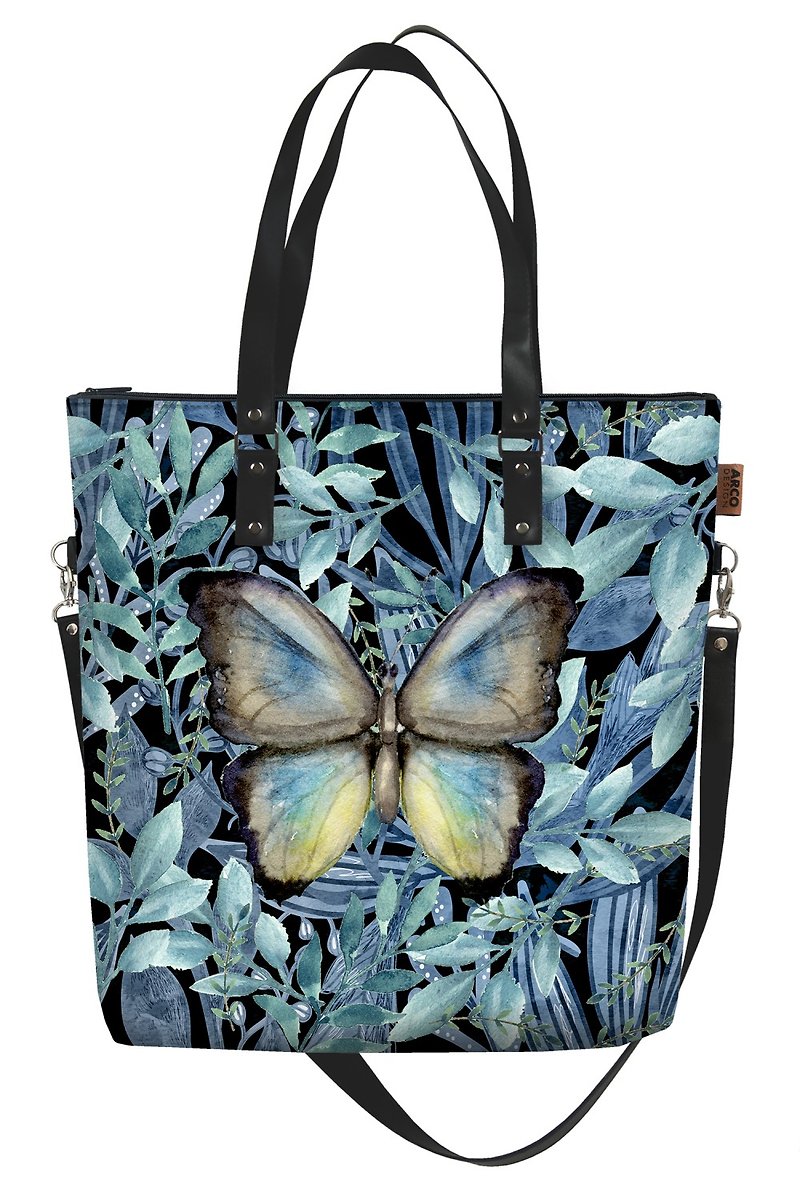 MaxA shopper bag - Butterfly - Messenger Bags & Sling Bags - Polyester Blue