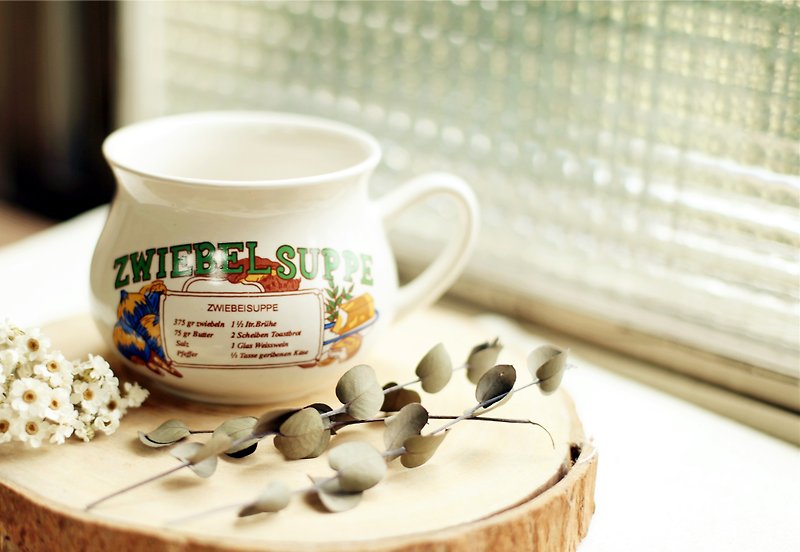 [良い日]ドイツヴィンテージフェチのオニオンスープ - 花瓶・植木鉢 - 陶器 レッド