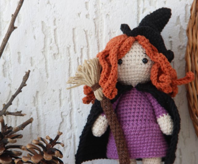 Halloween Unicorn Witch outlet Crocheted Handmade