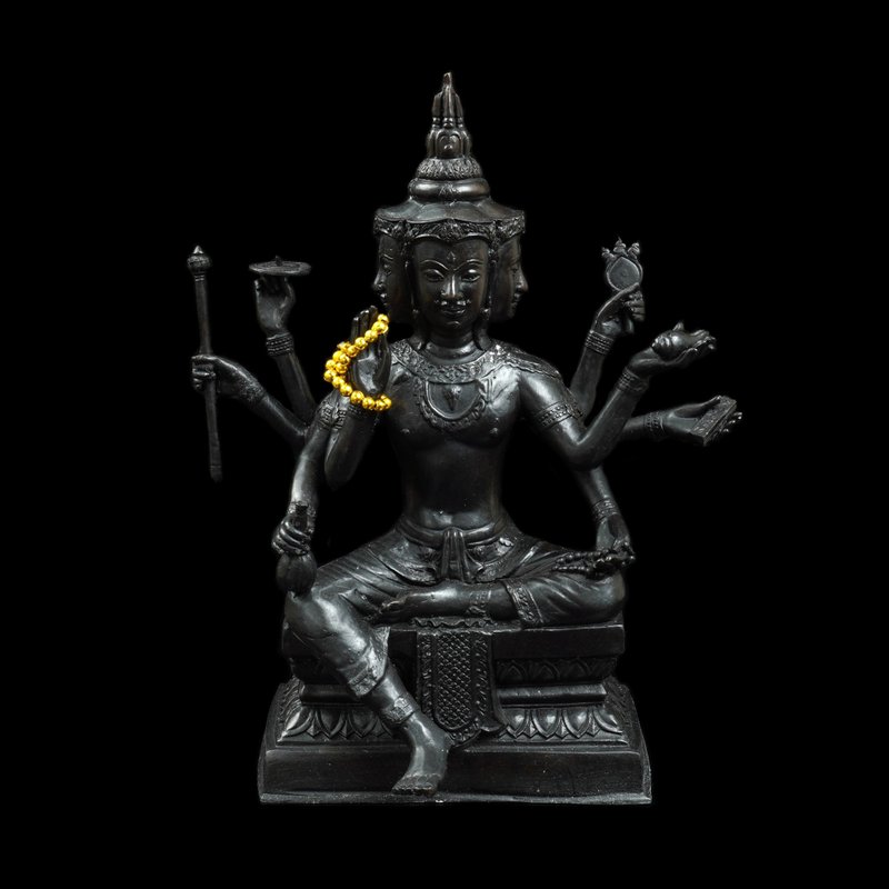 瓦青瓦拉覽威含寺.龍波禪南大師2560供奉型四面佛(大型-高26公分) - 公仔/玩偶 - 其他材質 