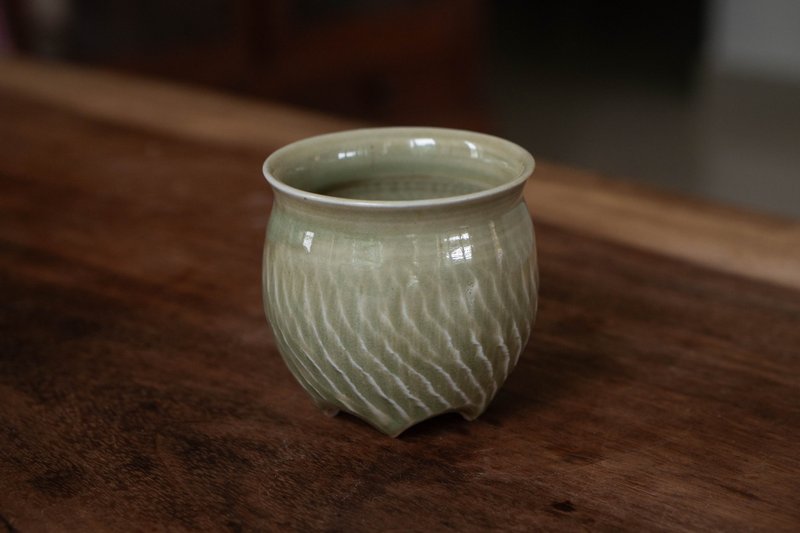 綠色5腳杯 - 其他杯子 - 瓷 綠色