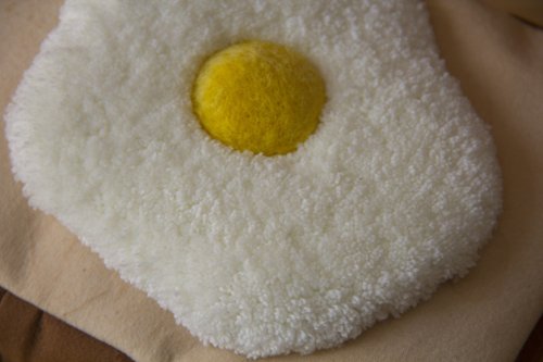 Fluffy Poached Egg Toast Side Backpack - Shop haomao-dodo