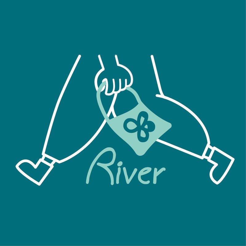 【River-自選花色】B-008/大散步包 - 手提包/手提袋 - 棉．麻 多色