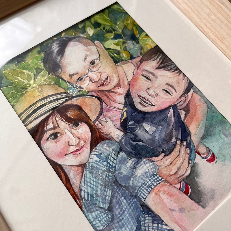 [Customized Watercolor Portraits] - Please do not place a bid directly for customized orders - Other - Other Materials 