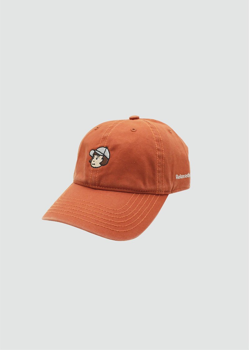 Little sister embroidered baseball cap-orange - Hats & Caps - Cotton & Hemp Multicolor