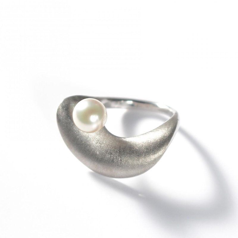 Petalリング シルバー色 - 戒指 - 寶石 銀色