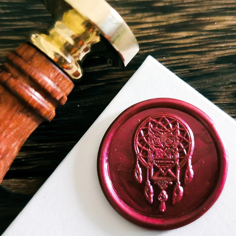 Wax Seal Stamp,Wax Seal Head,Dream Catcher Wax Stamp - ตราปั๊ม/สแตมป์/หมึก - โลหะ 