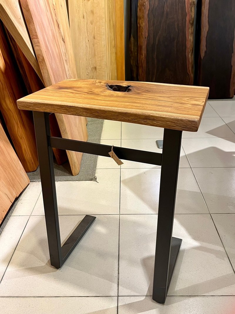 Xie Mumu Studio Taiwan Teak Side Table (Sold) 48*29*H60cm Horizontal This model has a tree hole - เฟอร์นิเจอร์อื่น ๆ - ไม้ 