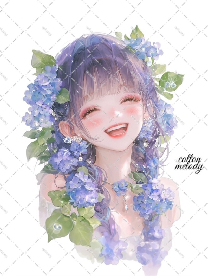 original sticker no.5744 人物ステッカー オリジナルステッカー 人物ステッカー 女の子ステッカー オリジナル人物ステッカー - 貼紙 - 紙 