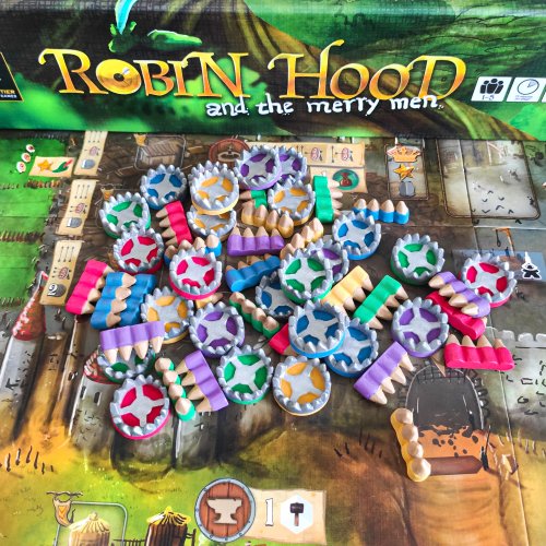 Holy Tokens 與羅賓漢和風流人棋盤遊戲相容的豪華陷阱和路障代幣。