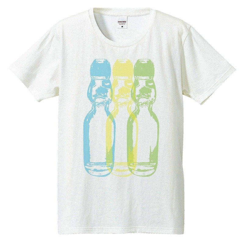 Tシャツ / Ramune 2 - Tシャツ メンズ - コットン・麻 ホワイト