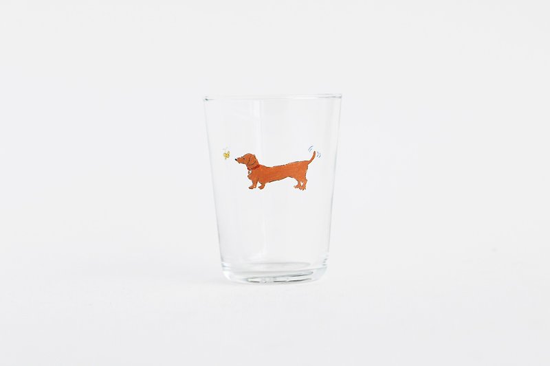 แก้ว แก้ว สีใส - [+tPlanning] Cat and Dog Cup-Dachshund Chichi
