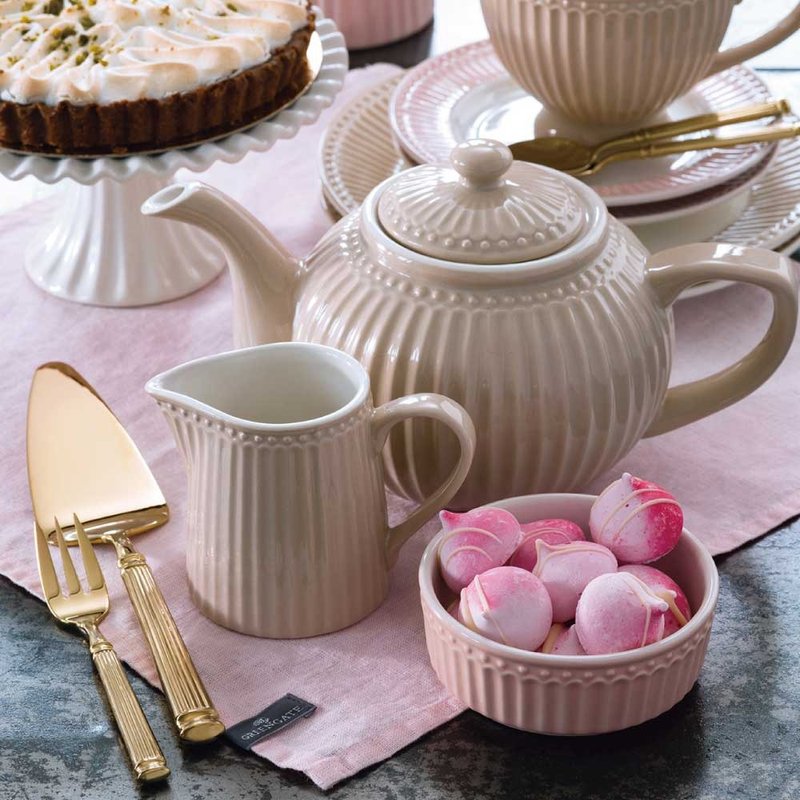 【新品】丹麥GreenGate Alice vintage rose 茶壺 - 茶壺/茶杯/茶具 - 陶 粉紅色
