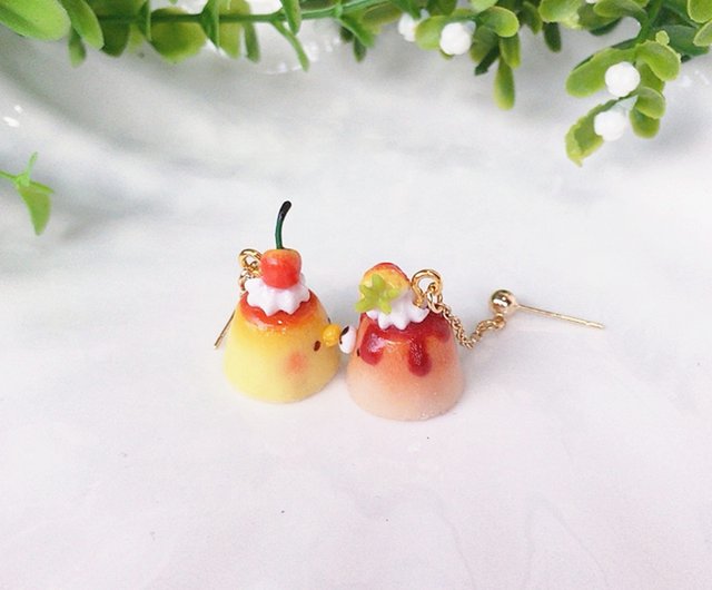 Cute Fruit & Dessert Silicone Earrings -  Hong Kong