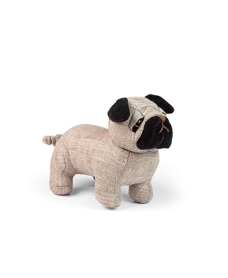 British Dora Design high-quality design animal puppet style paperweight (Khaki bulldog model) - Other - Cotton & Hemp Brown