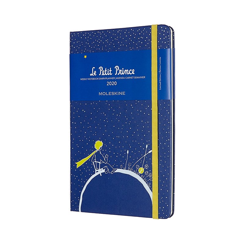 MOLESKINE 2020 Little Prince Zhou Ji 12M - L Type Blue - สมุดบันทึก/สมุดปฏิทิน - กระดาษ สีน้ำเงิน