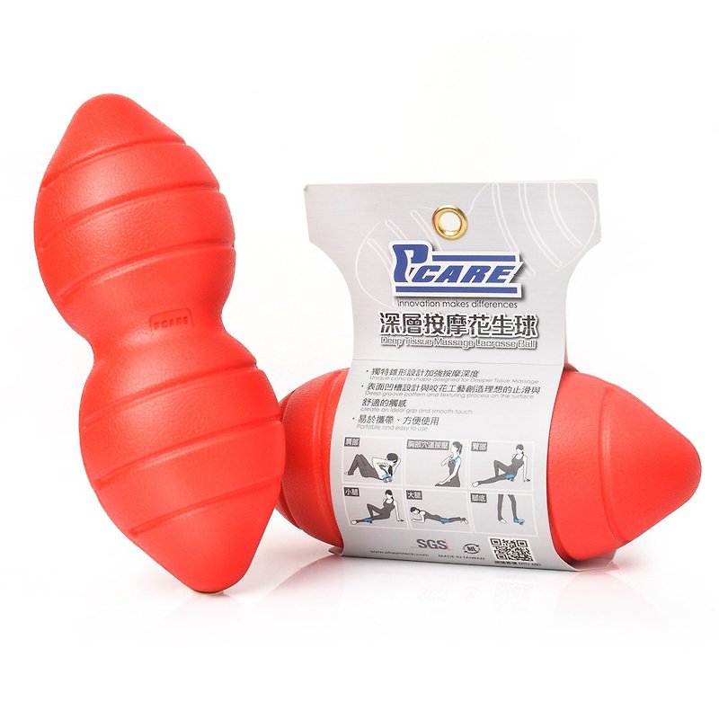 PCARE  Deep Tissue Massage Lacrosse Ball - อุปกรณ์ฟิตเนส - ฟองน้ำ หลากหลายสี