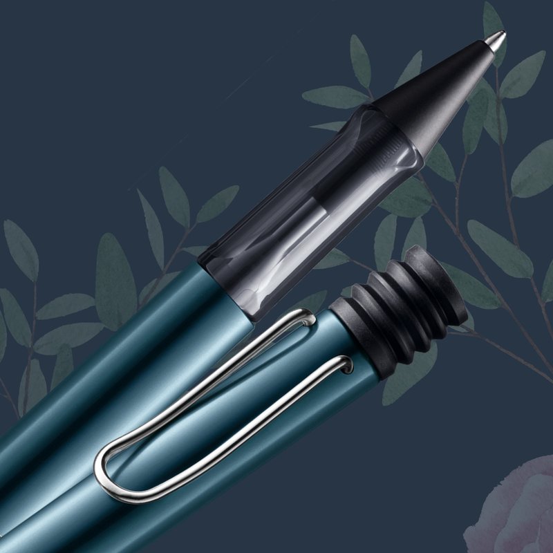 LAMY AL STAR petrol  限量 原子筆 筆袋禮盒 - 森綠藍 - 原子筆/中性筆 - 鋁合金 綠色