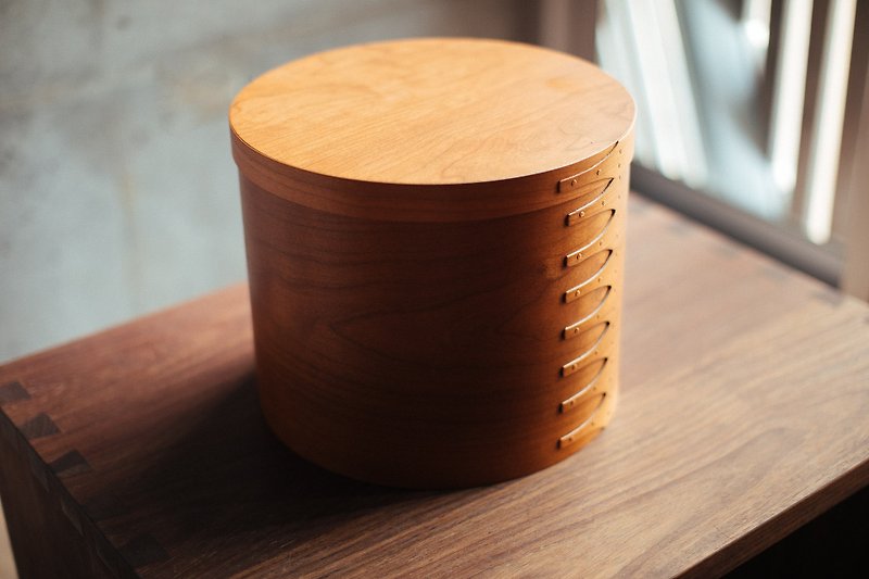 SHAKER BOX- 夏克大圓盒 - 擺飾/家飾品 - 木頭 咖啡色