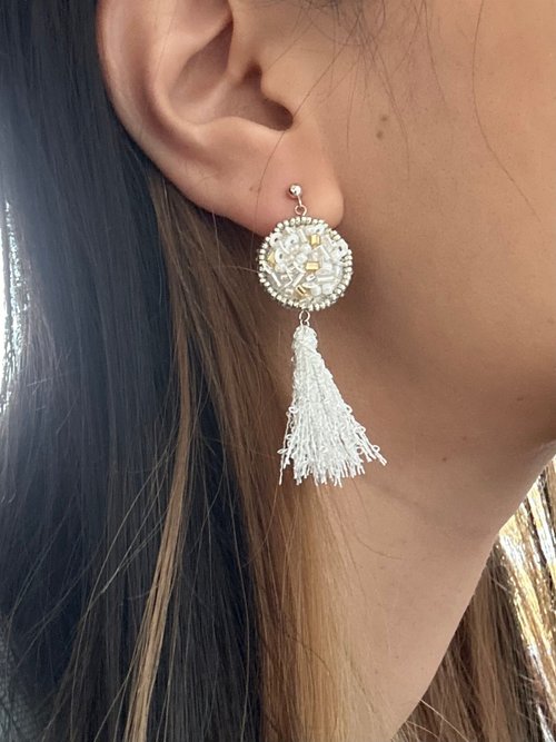 NSKY　ハンドメイドピアス　タッセルピアス SALE】 タッセル ピアス ピアス CHAN LUU 公式オンラインショップ