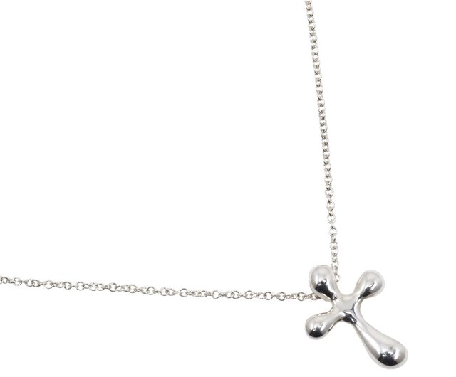 日本直送】ティファニーTIFFANY&Co. スモールクロスネックレス