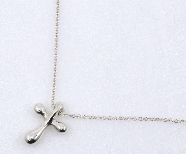 【TIFFANY&Co. 】 ティファニー スモールクロス ネックレス 925 TIFFANY&Co.】ティファニー スモール クロス ネックレス