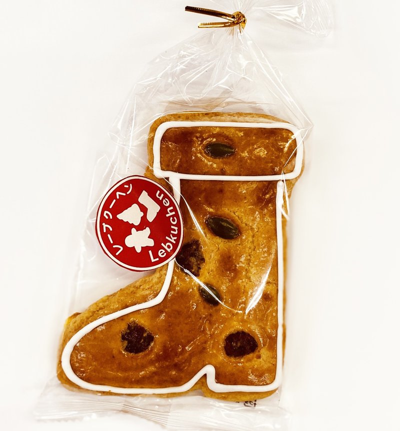 レープクーヘン・ブーツ　10個セット - 手工餅乾 - 其他材質 咖啡色