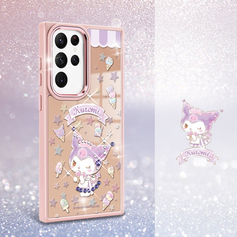 Sanrio S24/23 series military-standard anti-fall alloy frame mirror mobile phone case-Culomi Ice Cream - เคส/ซองมือถือ - วัสดุอื่นๆ หลากหลายสี