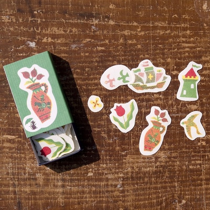 Classiky x Yonagadou Match Box Sticker Set【Fairy Tale (26333-02)】 - Stickers - Paper Multicolor