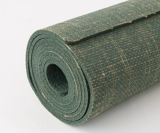MIT Natural Correct Natural Rubber Yoga Mat 183x61cm  ESG Environmentally  Friendly and Sustainable Natural Linen with Straps - Shop horizon-tw Yoga  Mats - Pinkoi