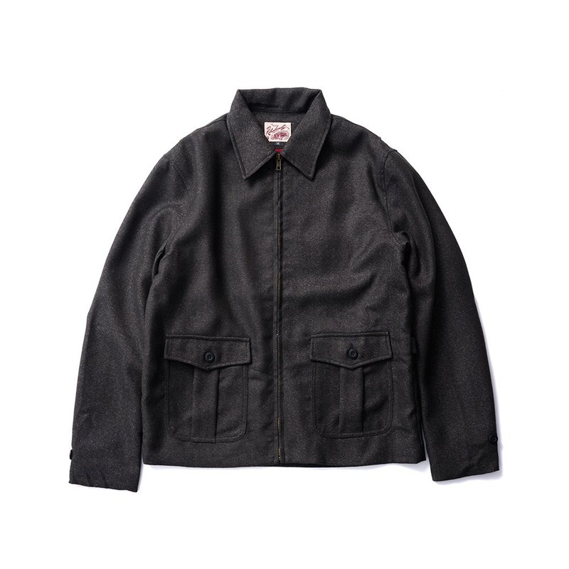 Riders Jacket - 黑色 Black - 男夾克/外套 - 棉．麻 