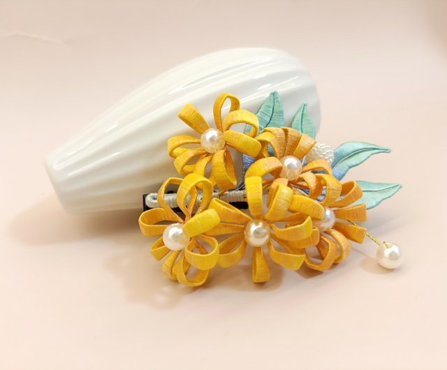 Daisy Dream アンティーク風ヘアピン、お花のヘアピン、ヘア