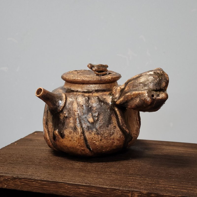柴燒陶 / 茶壺 - 茶壺/茶杯/茶具 - 陶 黑色
