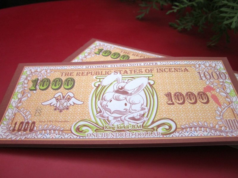 ☁Note paper-sheep coin - กระดาษโน้ต - กระดาษ สีทอง