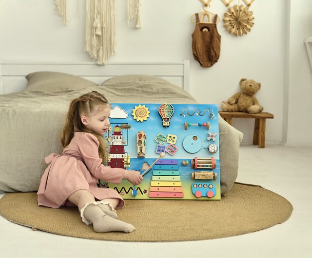 Busy Board for toddler Fast Shipping Activity Board Toddler -  Portugal