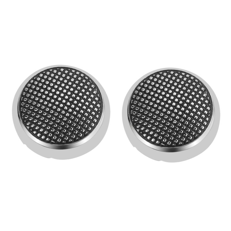 Silver Dotted Button Cover Cufflinks - Cuff Links - Other Metals Black