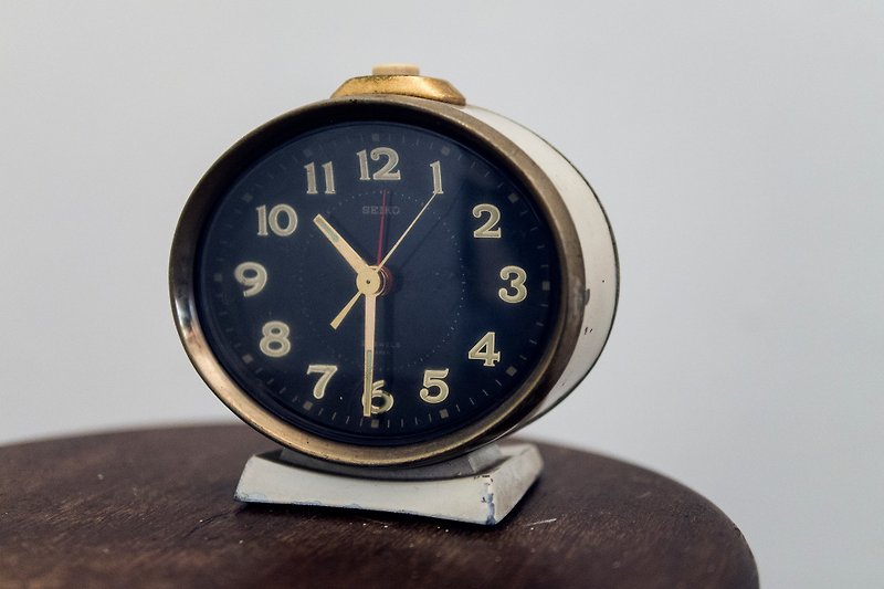 Banana Flyin Vintage Japanese Seiko Seiko Mechanical Alarm Clock Old Clock - Other - Other Materials 