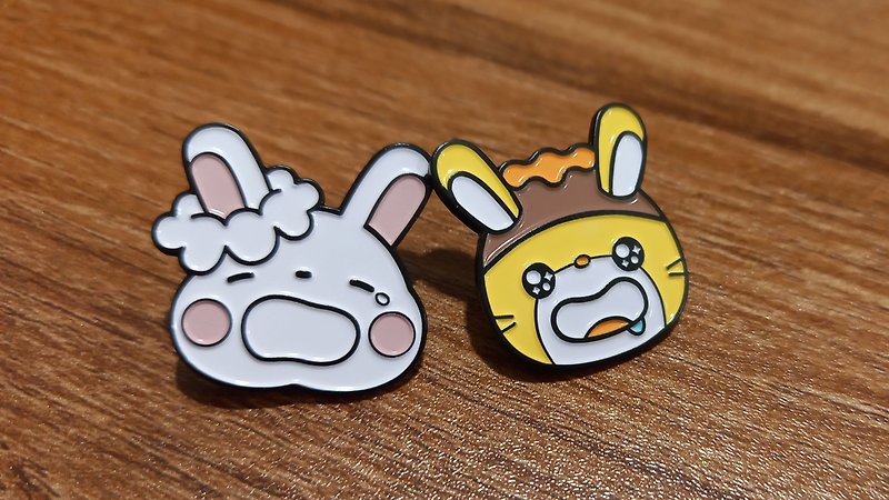 Mist Bunny Embroidered Badge