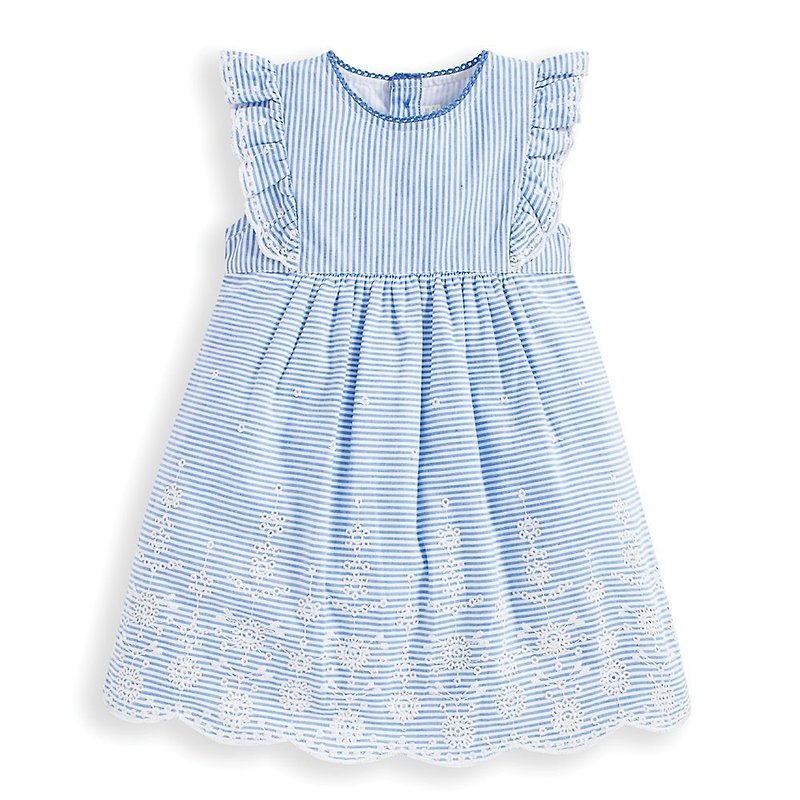 100% Organic Pretty Reversible dress, Ilamas - Kids' Dresses - Cotton & Hemp Multicolor